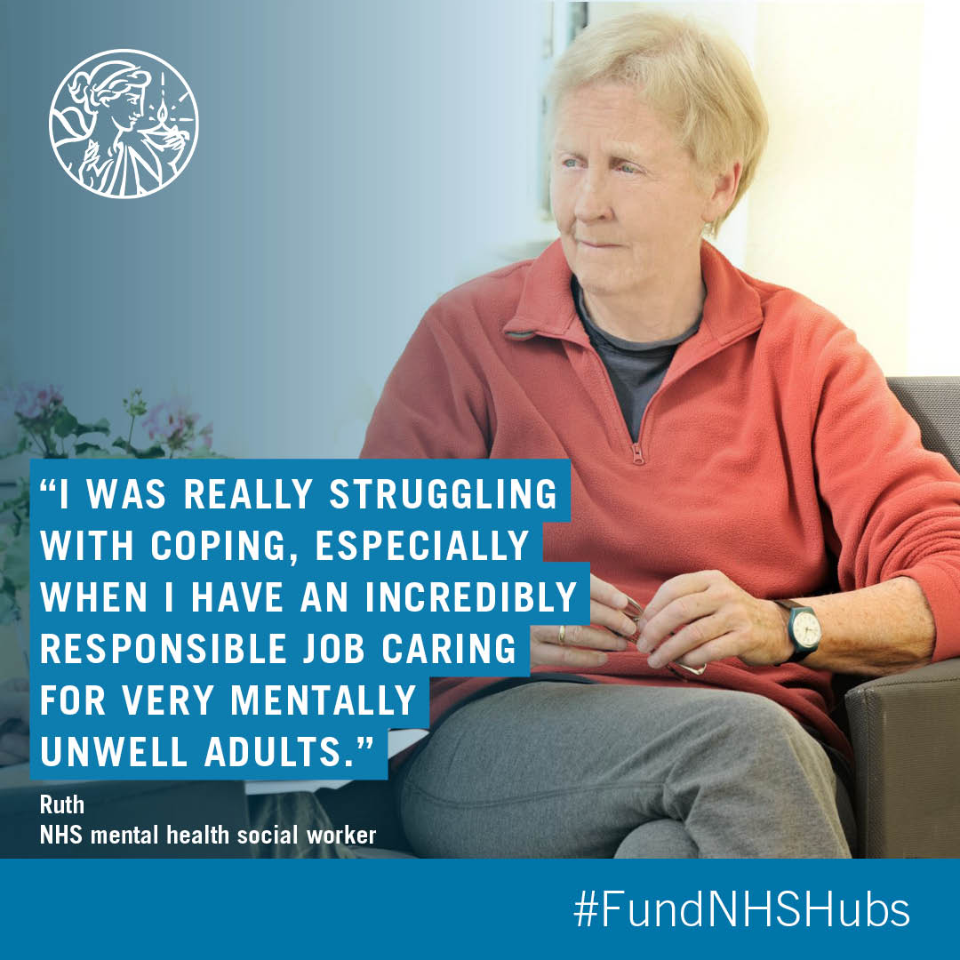 'The resilience hub is essential.'

After a near death experience left her with PTSD, Ruth shares her story of how an NHS Staff Mental Health & Wellbeing hub was pivotal to her recovery: they were the 'only professional that truly listened.'

#FundNHSHubs: bps.org.uk/blog/hear-hubs…