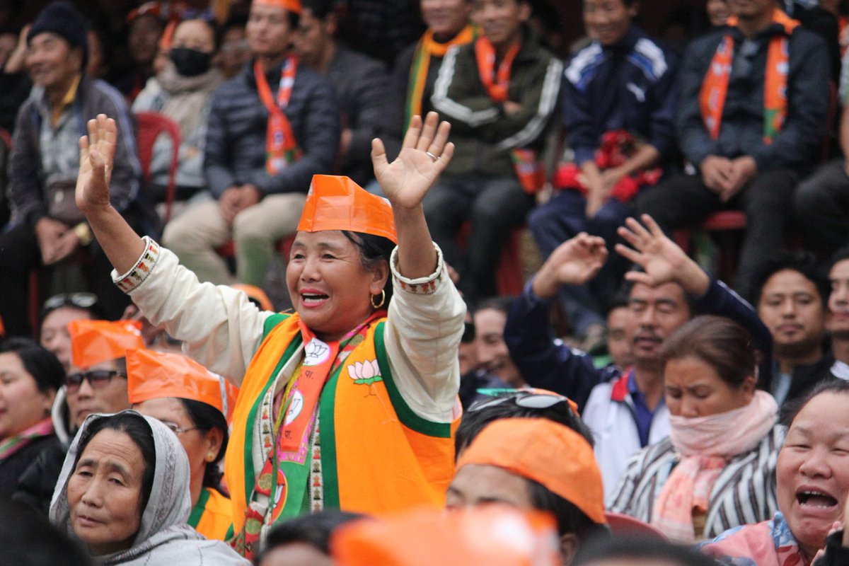 ErTaba_Tedir's tweet photo. Heartfelt gratitude to all for the successful rally in Keyi Panyor! Special thanks to CM @PemaKhanduBJP ji, DCM @ChownaMeinBJP, and elected BJP MLAs. Your support is invaluable. https://t.co/D3VhoO3N8c