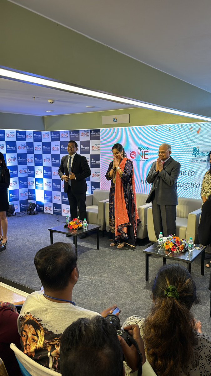 apollospectra's tweet image. The special guest has made their entrance! @MirzaSania 

#ApolloSpectra #PusaRoad #Launch #HealthcareRedefined #SimplifyingCareInHealthcare