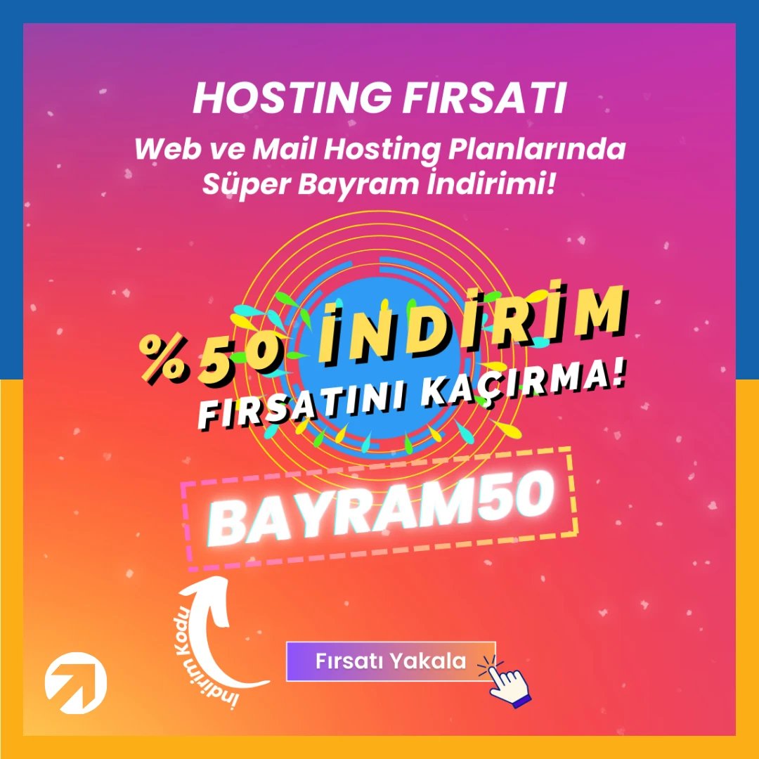 DorukNet's tweet image. 📢 Süper Bayram Fırsatı!
💥 Web Hosting, Profesyonel E-Posta ve Smarthost planlarında 2 yıllık satın alımlarda %50 indirim fırsatını kaçırmayın.

Detaylı bilgi  👉 drk.link/kampanyalar-ho…

#DorukNet #kampanya #indirim #webhosting #mailhosting