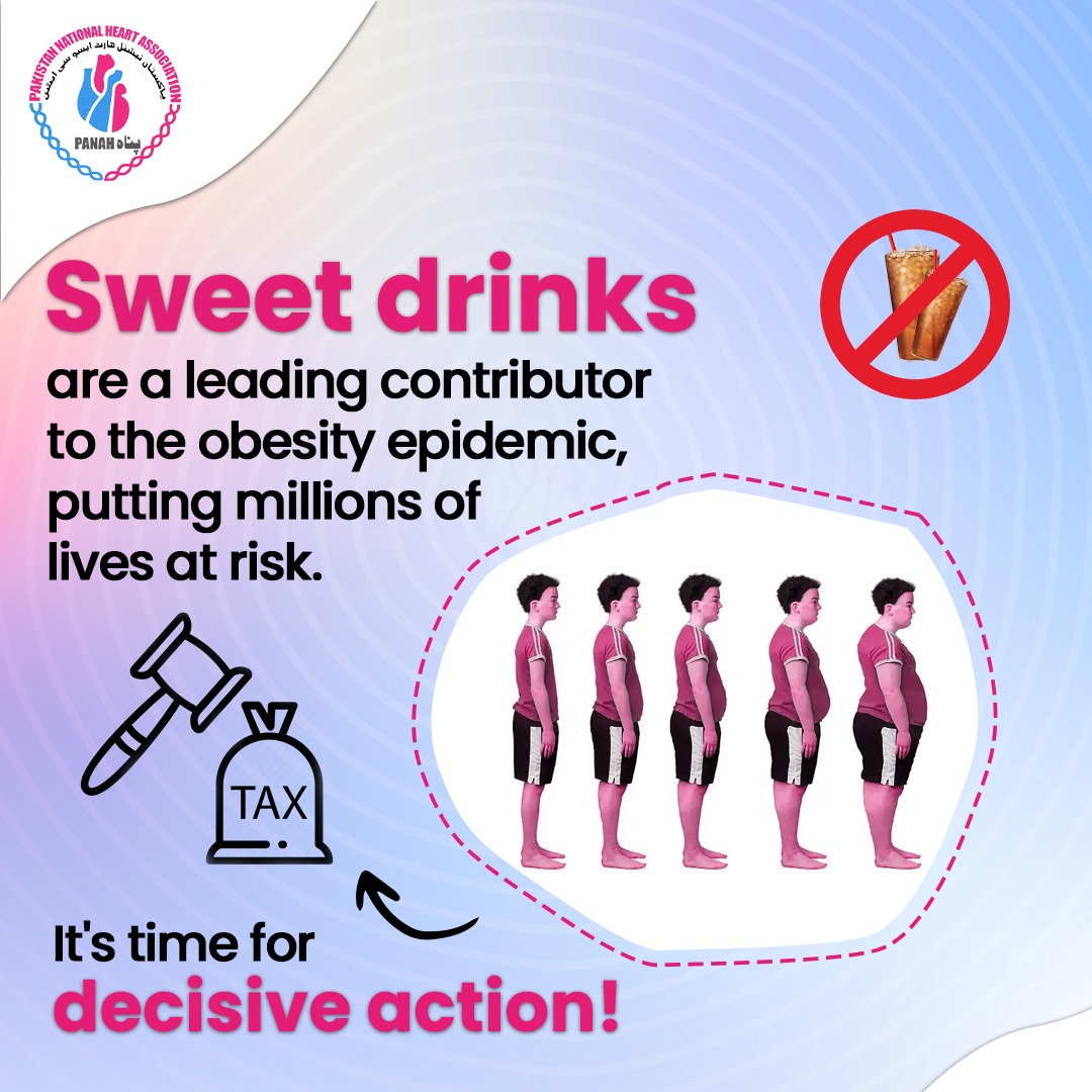 Sweet drinks are a leading contributor to the obesity epidemic, putting millions of lives at risk. 😔 It's time for decisive action!    PANAH urges policymakers to take bold steps to address this public health crisis. #ObesityPrevention #HealthAdvocacy #PublicHealthAction #PANAH