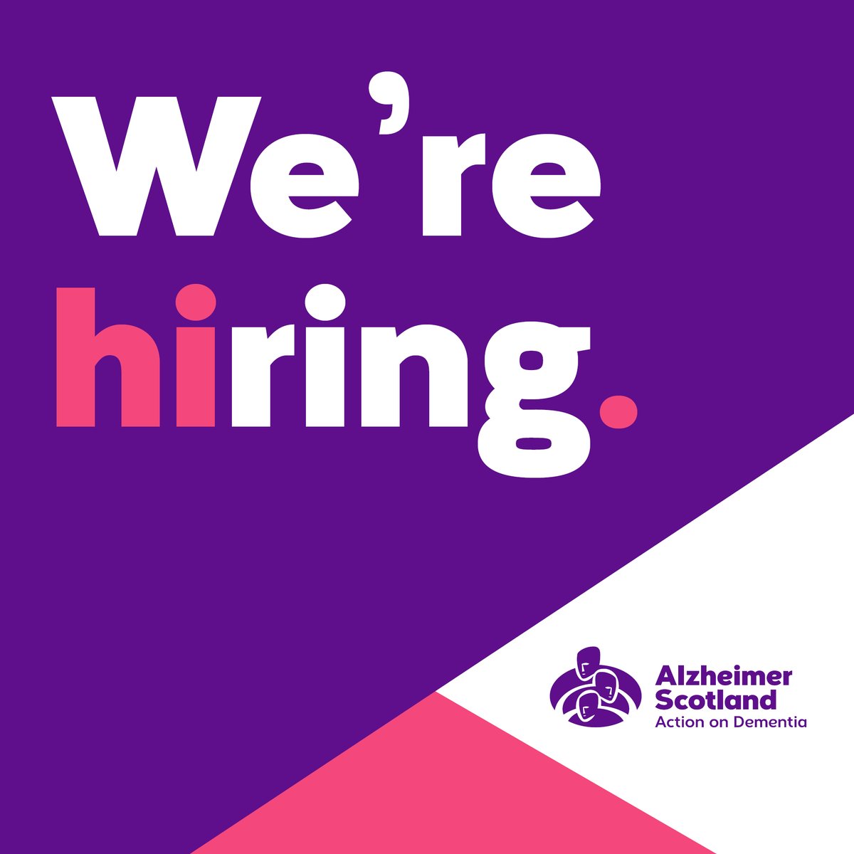 🔊We're hiring for Post Diagnostic Support Link Worker, North Perthshire, Part time 📝 Do you have an understanding of the principles, values and practice of community care and joint working? 📆 Closing date: 7 April 2024 More info👉 pulse.ly/11izfdzqd4