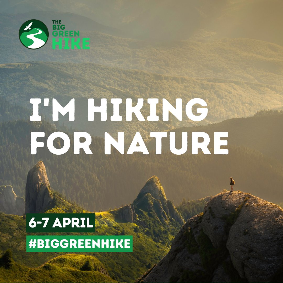 Are you ready?! TOMORROW is the @BigGreenHike! 🥾🌲 Join thousands of nature lovers as we step outside and raise vital funds. It’s not too late to join in (or support a friend!) - sign up here for FREE, choose PTES as your charity and don those boots! 👉biggreenhike.com