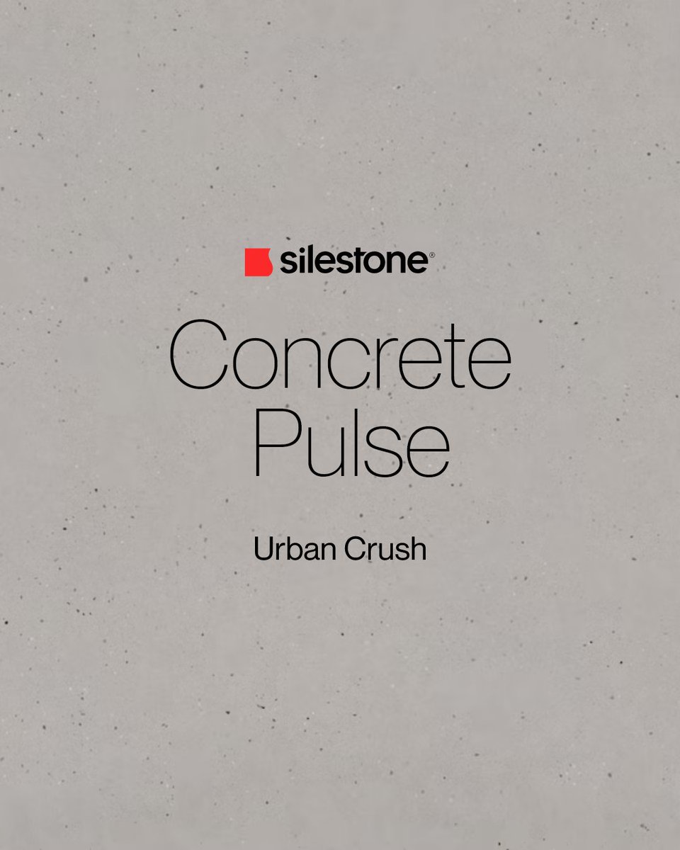 From Silestone's Urban Crush collection, Concrete Pulse presents an ideal canvas for stylish environments. Learn more about the Urban Crush collection via the link: cosentino.com/en-gb/sileston…