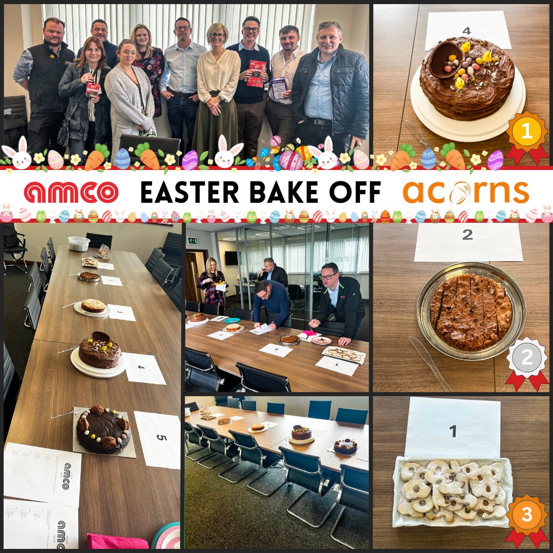 🐰🍰 Our recent Charity Bake Off was a sweet success, helping raise funds for @AcornsHospice You can donate via our JustGiving page at 👉justgiving.com/fundraising/CB…. Search 'CBW'. #Easter #Charity #Bakeoff #Baking #Logistics #Warehousing #Transport #Supplychain #TeamAMCO