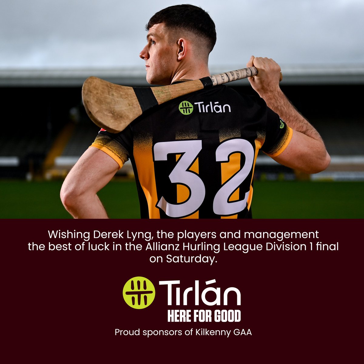 Wishing Derek Lyng, the players and management team the very best of luck in the 2024 Allianz Hurling League Final tomorrow Sat 6 April, throw-in 7:15pm. C'mon the Cats! #KilkennyGAA #hereforgood