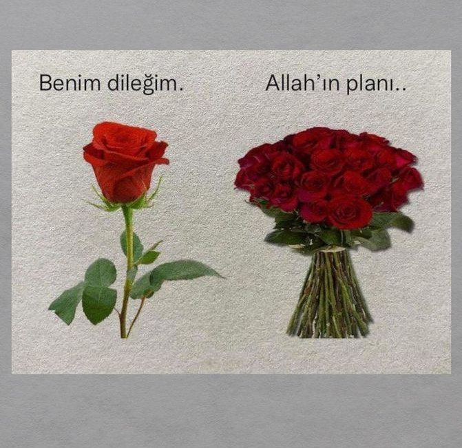 “Kim işini Allah'a bırakırsa Allah ona dilediğinden fazlasını verir.”  

(Allah'a Güven)