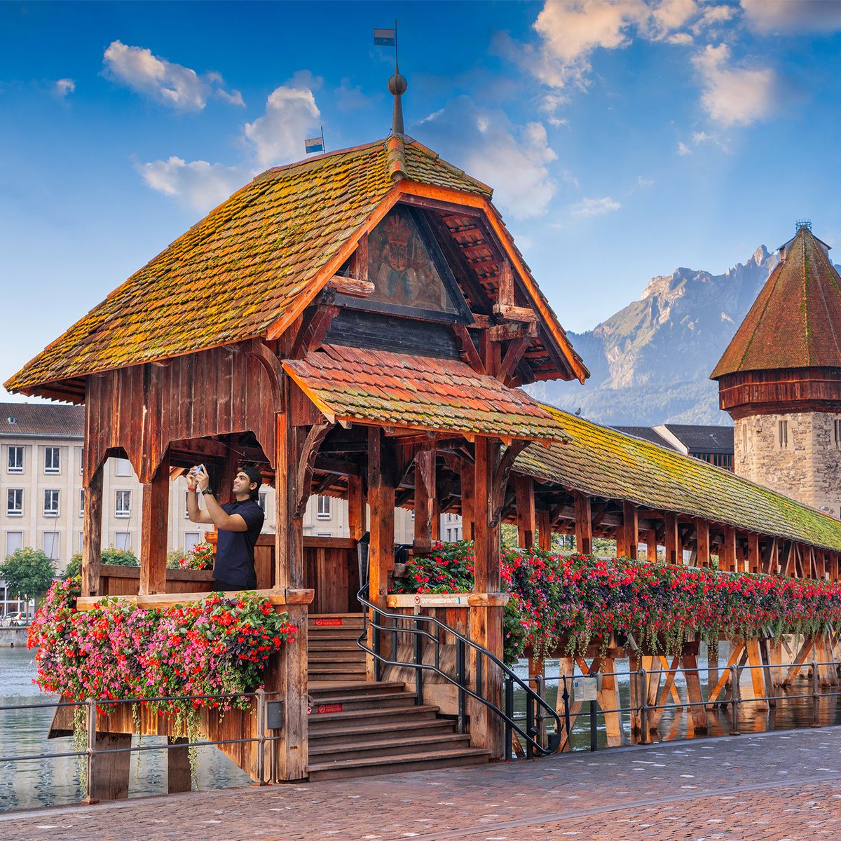 Step into Lucerne's Old Town – where every corner tells a story, discover its rich culture and timeless charm!  📍@visitlucerne @Neeraj_chopra1 #INeedSwitzerland #CityHistory #TouristSpots