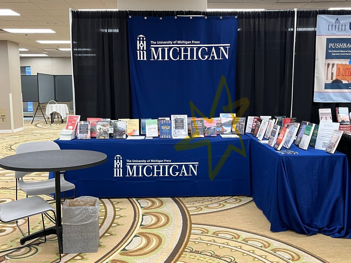 Wonderful to see our book ‘Greenland in Arctic security’ at #MPSA2024. Wish I was there too with my coeditors @ole_waever and @UlrikPG and all of our coauthors. A free online version is available via @UofMPress’ webpage: press.umich.edu/Books/G/Greenl…