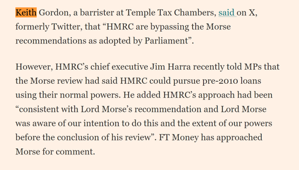 The use of s684 in this way is far from 'normal'.  It is my understanding that HMRC have never applied section 684 retrospectively except in relation to these contractor loan schemes and therefore it would be misleading to say that this represents use of HMRC's normal powers.
2/2