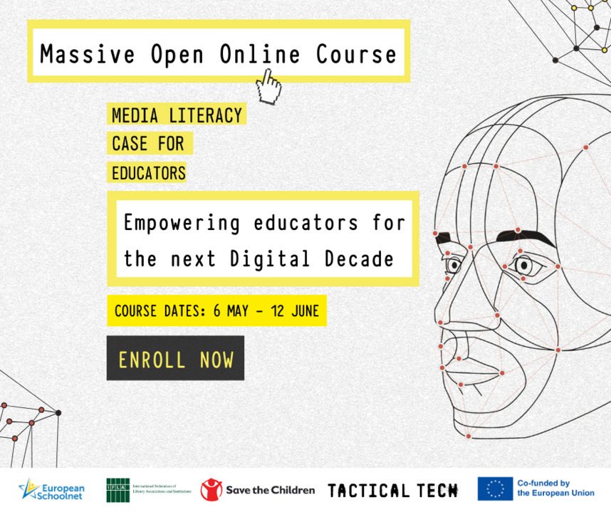 🌟 Are you a librarian, non-formal educator, or policymaker interested in media literacy? Join our #MOOC and explore educational approaches to meet the needs of today's learners! #MediaLiteracyforEducators 📅Starting date: 6 May  bit.ly/MLCE_MOOC @tacticaltech
