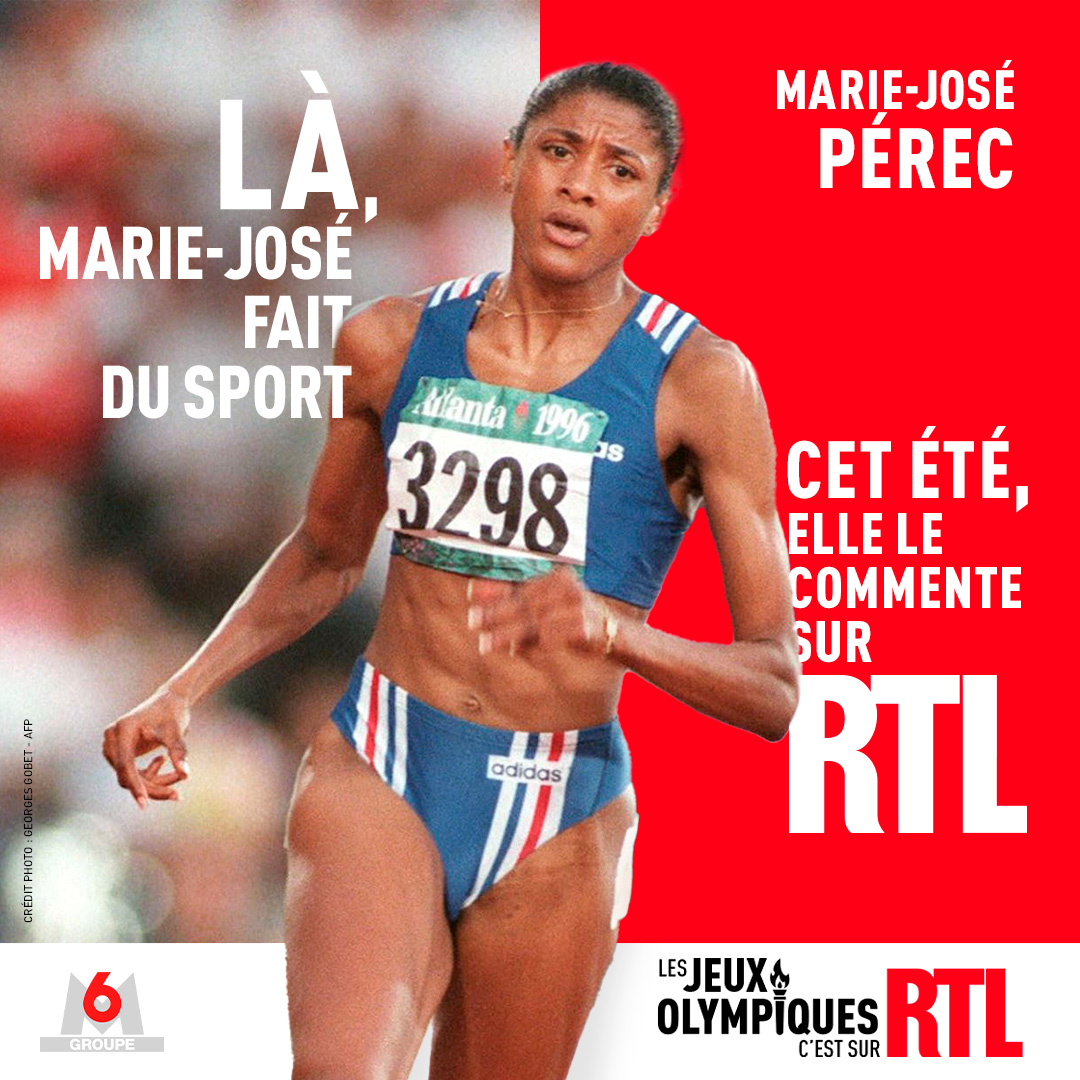 Les Jeux Olympiques #Paris2024, c'est sur RTL ! 🥇 Marie-José Pérec devient consultante RTL pour les J.O cet été 🏁 Bienvenue @marijoperec !