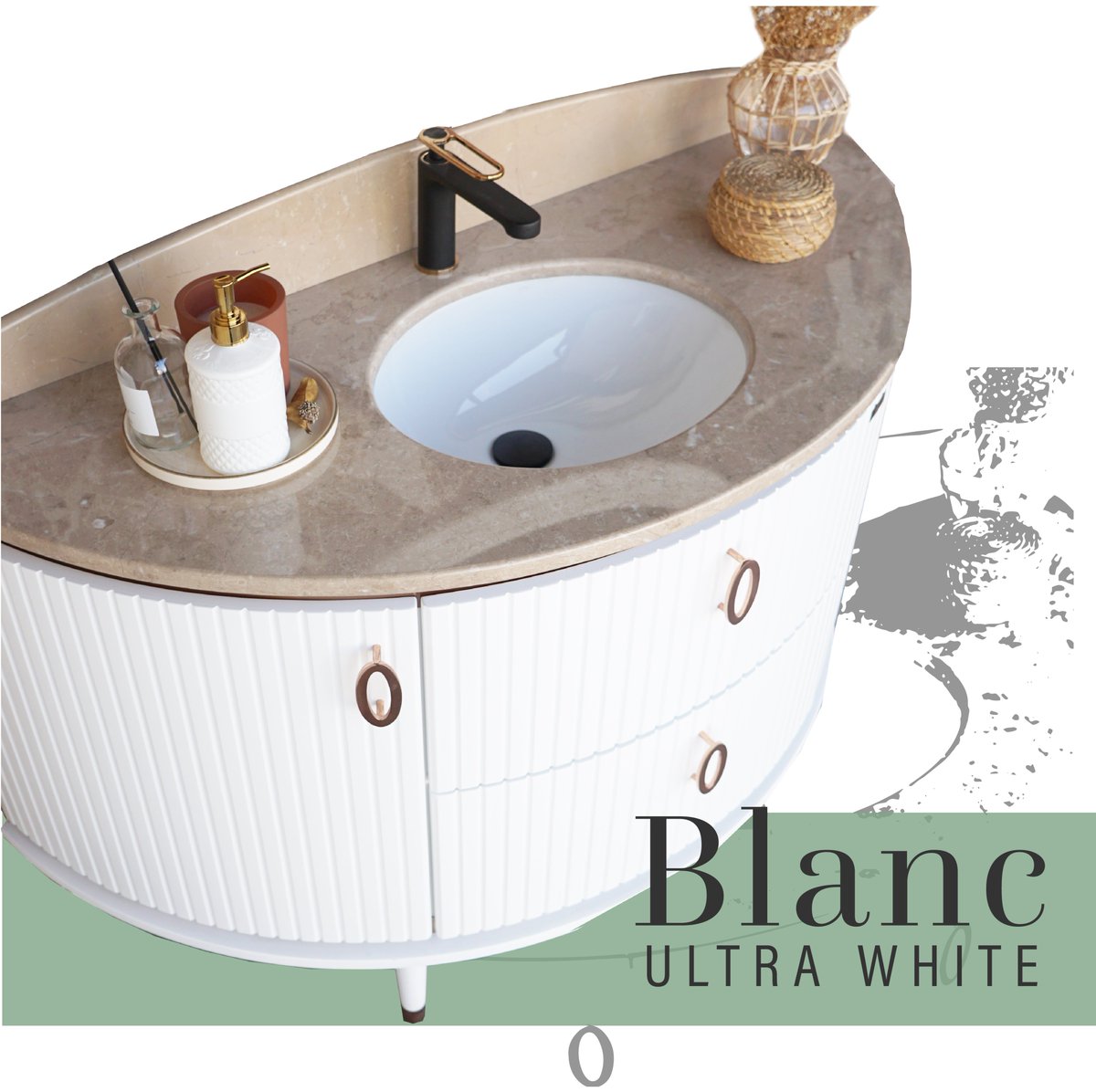 Blanc Serisi’nin ultra beyaz rengi ile sükunetin izinde bir banyo deneyimi! A bathroom experience in the footsteps of tranquility with the ultra white color of Blanc Series! #voq #voqbagno #lamodainbagno #arredobagno #bathroomfurniture #banyomobilyası #blanc