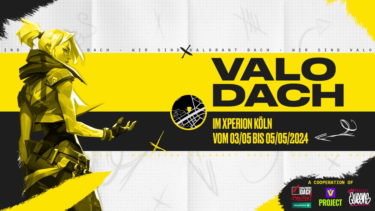 Wir haben ein Power-Wochenende aus @valleague_dach, PROJECT V und QUEENS für euch geplant 😎 ⚔️ Finals 🗓️ 03.05.-05.05. 📌 @xperion_germany Köln Wir sind hyped und ihr? 🫣