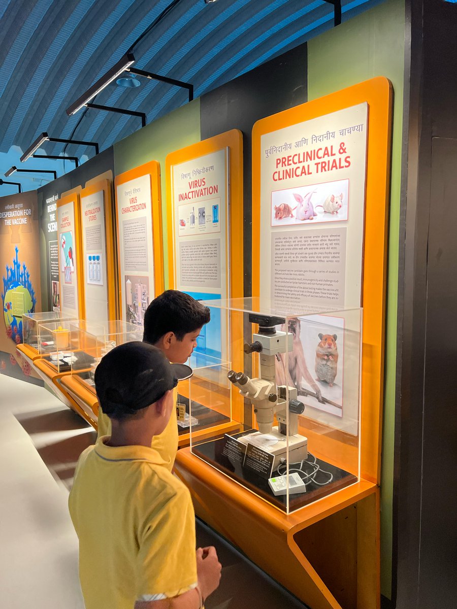 NSCMumbai's tweet photo. Students of Udayachal High School-Vikhroli & MSB Educational Institute-Mazgaon, explored the 'Vaccines: Injecting Hope' exhibition at Nehru Science Centre, Mumbai 06.03.2024 #VaccinesInjectingHope #nscmumbai #sciencemuseumlondon #WellcomeTrust #britishcouncilindia #icmrorgination https://t.co/vrjI7mJ2Sx