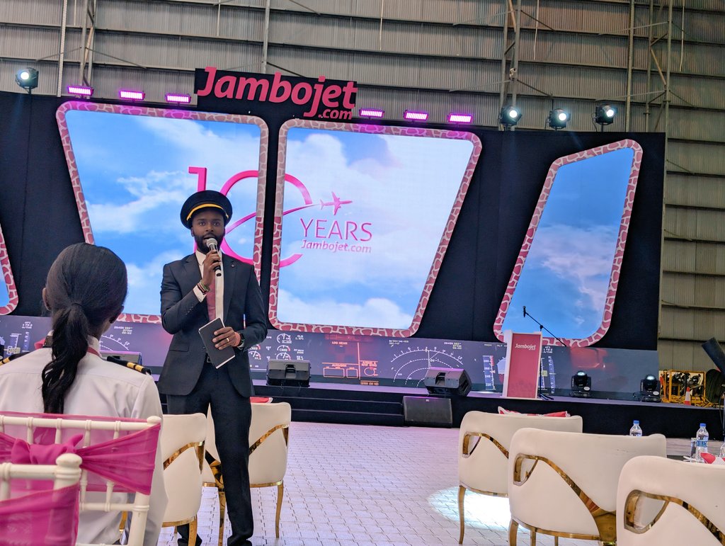 Flight JM 0010 for @FlyJambojet 10th year anniversary is taking off shortly.