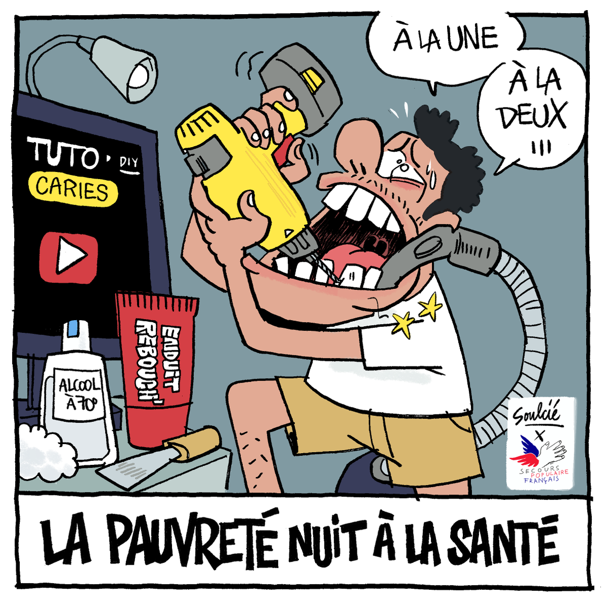 #JournéeMondialeDeLaSanté De plus en plus de français renoncent à se soigner. En cause ? Le coût, et la complexité des dispositifs de couverture santé. Les Médecins du Secours populaire les aident pour l’ouverture aux droits, favorisent le dépistage, et les orientent si besoin.