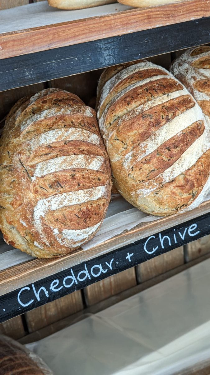 This weekends special available Friday & Saturday is cheddar & chive sourdough #realbread #bread #freshbread #bakery #harrogate #coldbathroad #shoplocal #homemade #shop #mannabakeryharrogate #yorkshire #food #sourdough