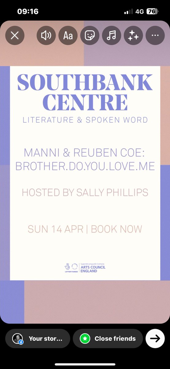 We’re SO EXCITED to be hosted by @sallyephillips for a ONE OFF event at the @southbankcentre at 7.45pm on Sunday 14th April. Tickets still available 🎫 It’s the official launch of the Paperback by @canongatebooks 🙏🏼 ❤️ 📖 🦁 🖼️ @LittleToller southbankcentre.co.uk/whats-on/liter…