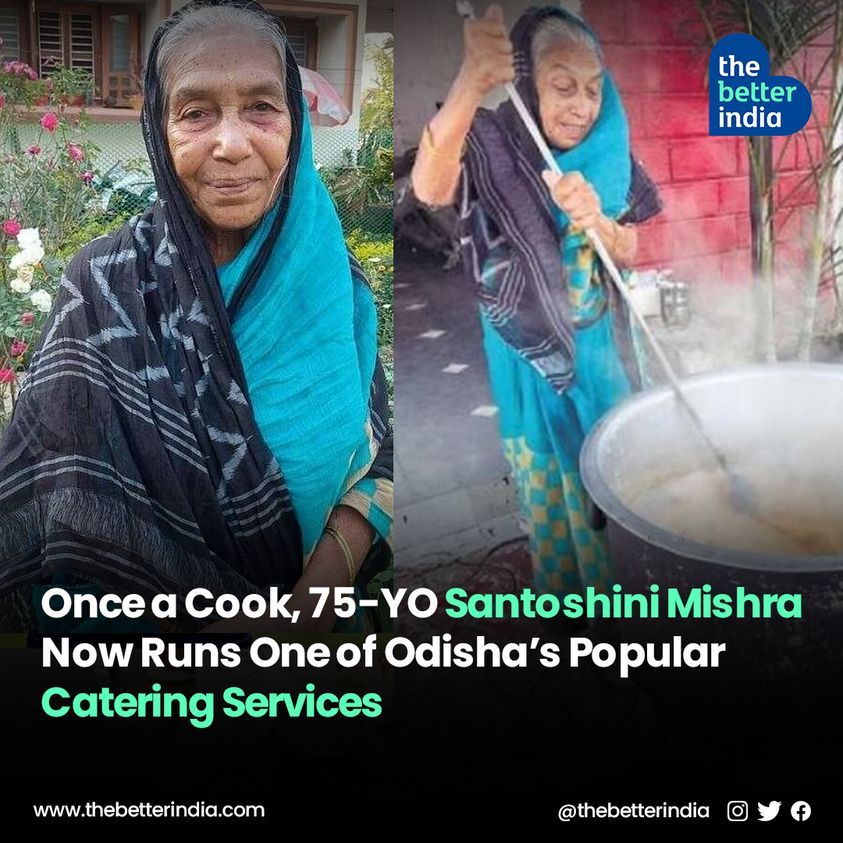 “Back then, most catering businesses were run by men, and I faced much opposition from my family and society. 

#Inspiration #WomenEntrepreneurs #IndianFood #SeniorCitizens #Odisha #TheBetterIndia