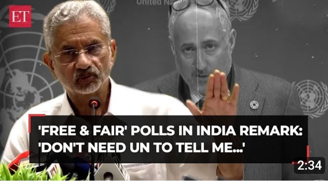 The Indian foreign minister says it's looking like we will not see fair elections @INCIndia @kharge @RahulGandhi @yadavakhilesh @MamataOfficial @mkstalin @antonioguterres @indSupremeCourt @SCJudgments Mr @DKShivakumar need make a strong booth member stop vote manipulation