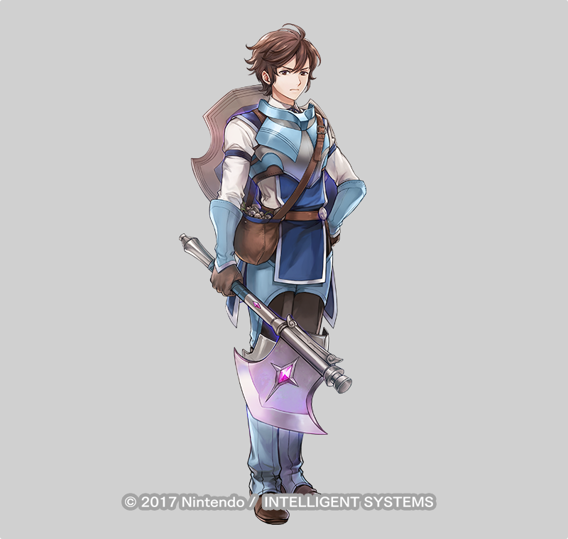 「ファイアーエムブレムヒーローズにて『生い立つ忠節の志 フレデリク』のイラストを担」|ワダサチコのイラスト