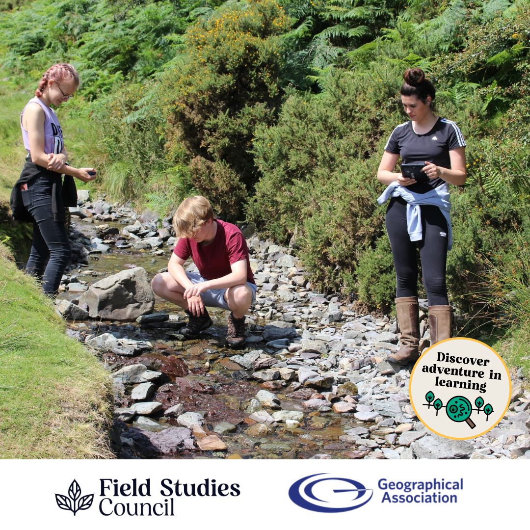 Join us today at @The_GA #GAconf24 Stand 33 👉 11.45am Workshop: Including climate change & sustainability in everyone’s fieldwork 👉 3pm Workshop: Accessing the NEA: how can we support students? 👉 4.30pm Field visit: Urban fieldwork techniques And drop by for your free guide!