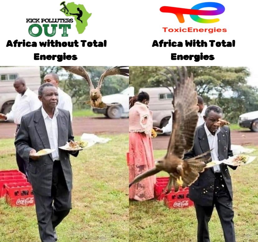 Displacements, environmental damage, and carbon emissions from projects in Mozambique and Uganda are just the tip of the iceberg. Africa can survive without @TotalEnergies, they take more than what they give. It is also in Africa where its actions have left devastating results.