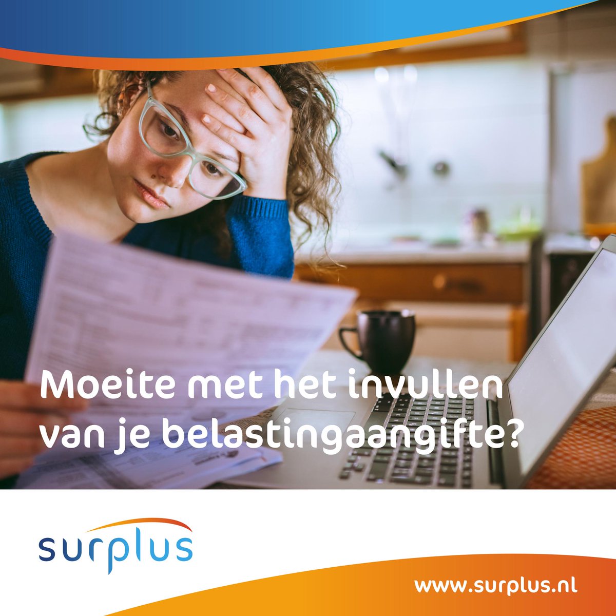 Vóór 1 mei moet de #belastingaangifte 2023 zijn gedaan. Moeite met invullen? Dan kunnen onze (vrijwillige) medewerkers van Geld &amp; Recht je helpen.
Hulp is gratis voor mensen met een inkomen tot max. 120% van bijstandsnorm. Check surplus.nl/geld-en-recht 
#belastingaangifte2023