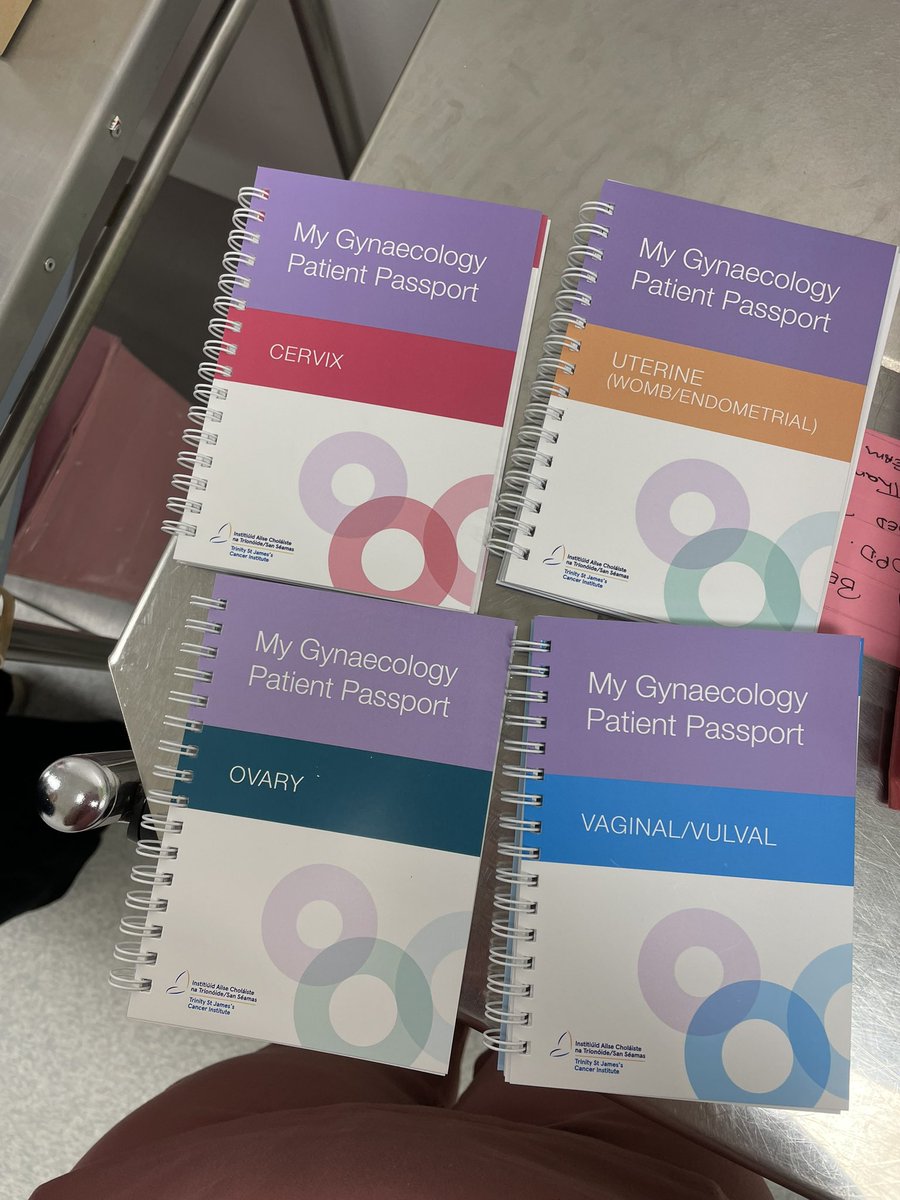 Yesterday @stjamesdublin Gynae Oncology department launched their ‘Patient Passport’. These are incredible! Well done to all involved, especially @ashleylillyanp