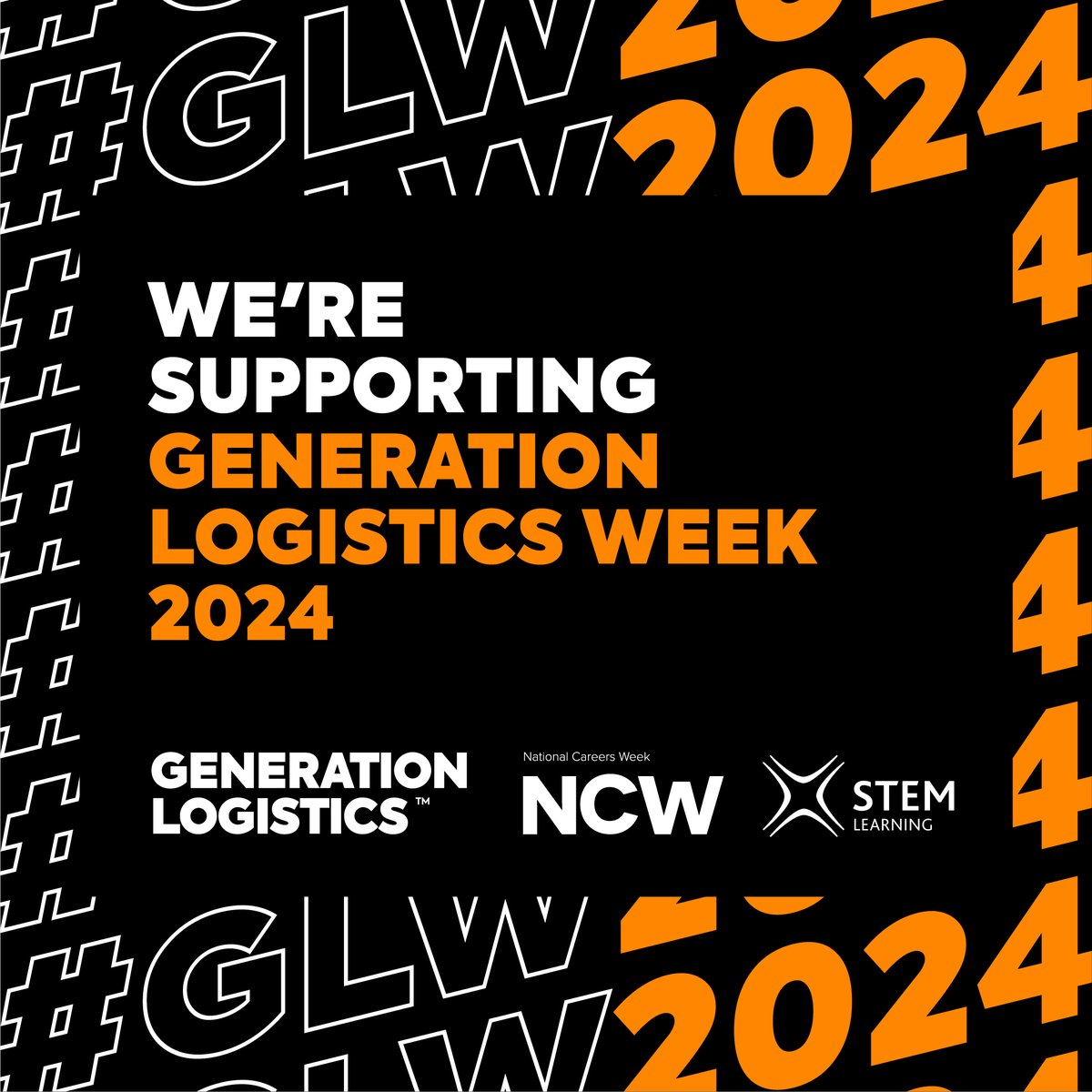 We're supporting 𝙂𝙀𝙉𝙀𝙍𝘼𝙏𝙄𝙊𝙉 𝙇𝙊𝙂𝙄𝙎𝙏𝙄𝘾𝙎 𝙒𝙀𝙀𝙆 🗓️24th - 28th June. Official hashtag #GLW2024 Find out more here 👇 generationlogistics.org In partnership with @Gen_Logistics @STEMLearningUK RT 🔁 Tag 🏷 Join us 👥