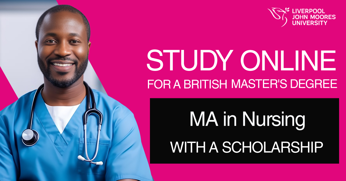 Earn your British MA in Nursing degree from Liverpool John Moores University, entirely online! Apply now and take the next step in your nursing career!🎓🚑🏥 👉link.unicaf.org/3PLDgDO . . . #Unicaf #LJMU #scholarships #onlineMasters #nursing @LJMU_Int