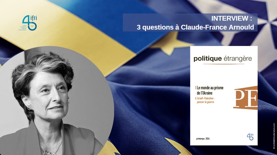 [INTERVIEW🎙️] @CFArnould a écrit l’article « Institutions euro-atlantiques et #sécurité commune » dans le n° 1/2024 de @Pol_Etrangere. Elle répond en exclu à 3 questions pour notre blog et nous l'en remercions🙏: shorturl.at/ivwS6 #OTAN #UE 🇪🇺 #Alliance