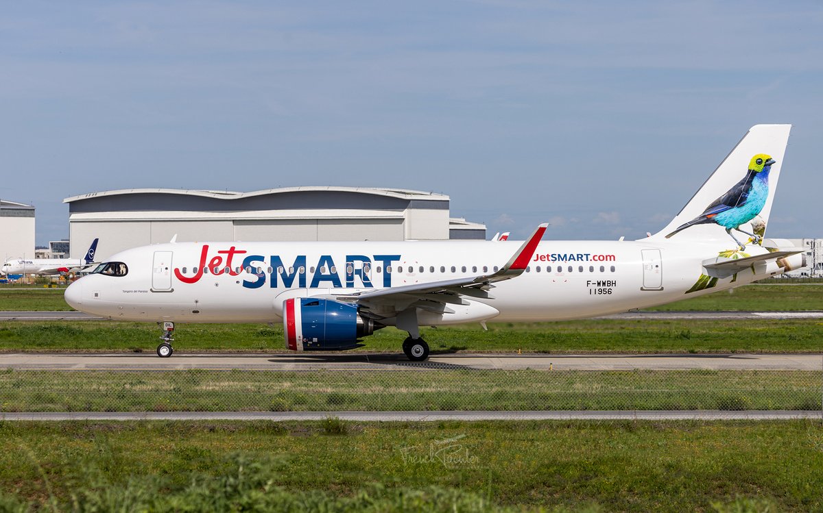 Customer acceptance flight for the next JetSmart #Airbus #A320Neo yesterday. 🇨🇱 #Chile #Birds