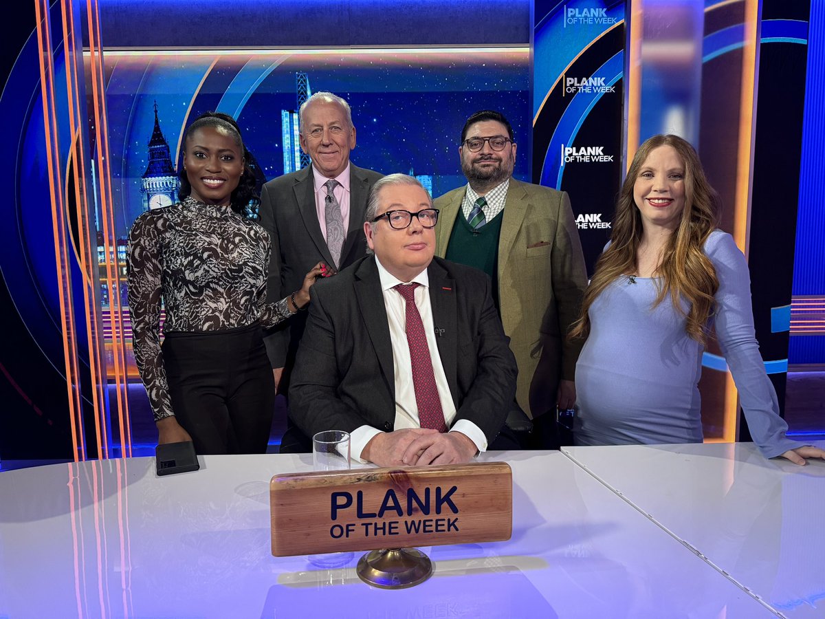 Plank of the Week tonight from 7pm @TalkTV and @YouTube - there’s an awful lot of it about. Join me with @estherk_k @PeterBleksley @RafHM and @CandiceCarrie