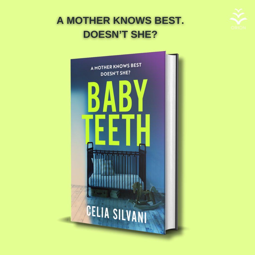 It is totally my pleasure to be involved in the cover reveal for Baby Teeth by Celia Silvani, which is published by Orion @Tr4cyF3nt0n @orion @celia_silvani 📚 blurb 📚 Claire is expecting a baby. It's her dream but not everyone is as supportive as she'd like . . .
