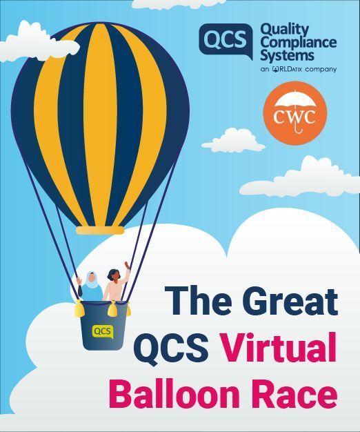 📣Get ready to soar with #TheGreatQCSVirtualBalloonRace!🌞 QCS is raising funds for #TheCareWorkersCharity with a balloon race. Join the race from 22-25 April 24, & you might just win a hot air balloon trip for 2.Enter today: bit.ly/3VUEuAz #Fundraise #Charity #Care