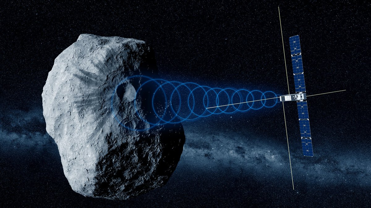 Eine kleine Raumsonde in Schuhkartongröße wurde vergangene Woche in unser Testzentrum in den Niederlanden gebracht. Der Juventas CubeSat, Teil der @ESA_Hera Mission, wird eine große Aufgabe im binären Asteroidensystem Didymos haben. 👉esa.int/Space_in_Membe…