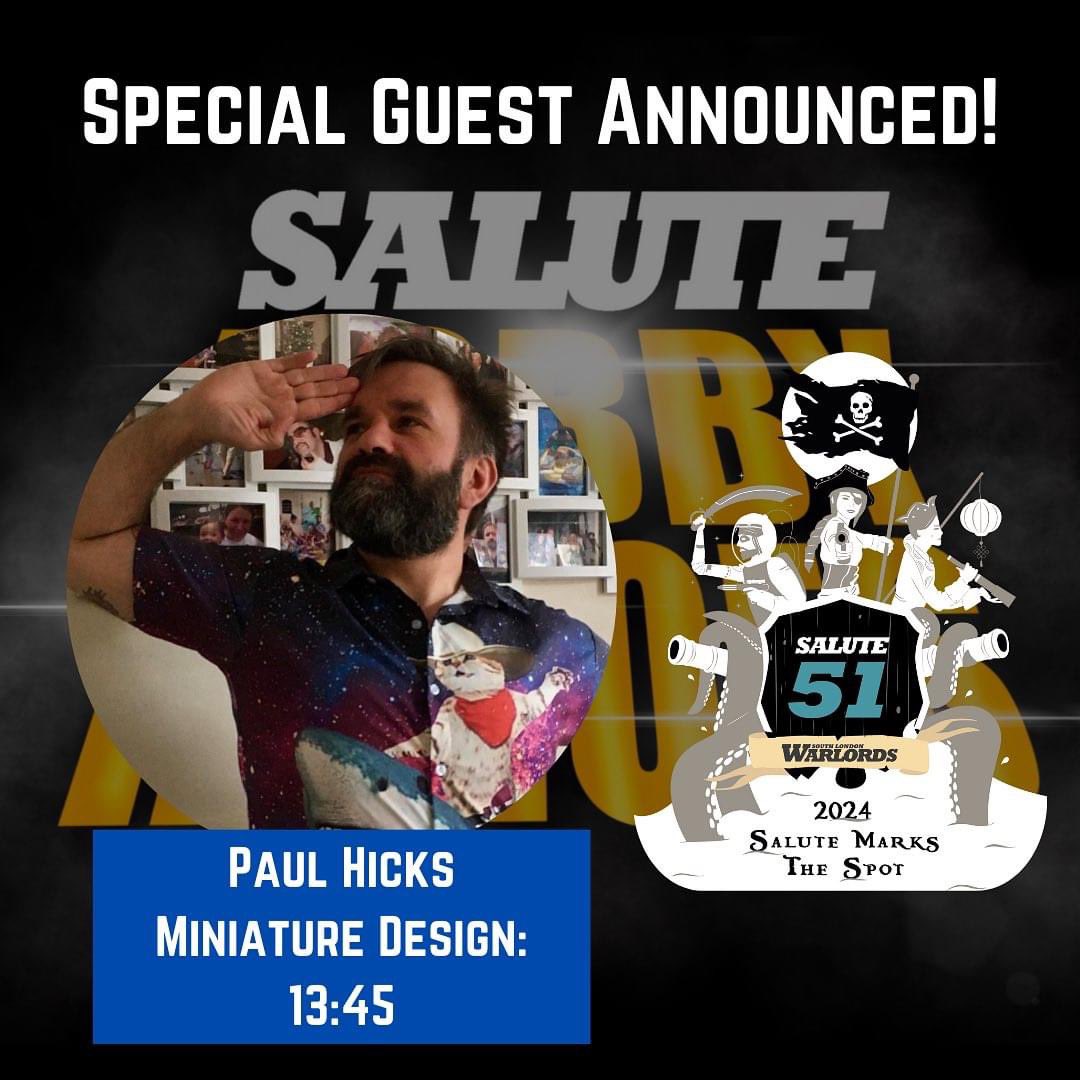 Very honoured to be invited on to the Miniature design panel at #salute24
