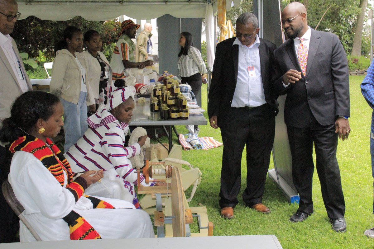 On April 3 – U.S. Embassy, Addis Ababa hosted a celebration of 🌍 #EarthDay2024 with pioneer Ethiopian small business enterprises that use and offer #SustainableLiving and #ecofriendly products. 🌍 Happy Earth Day! 🌿 #InvestInOurPlanet