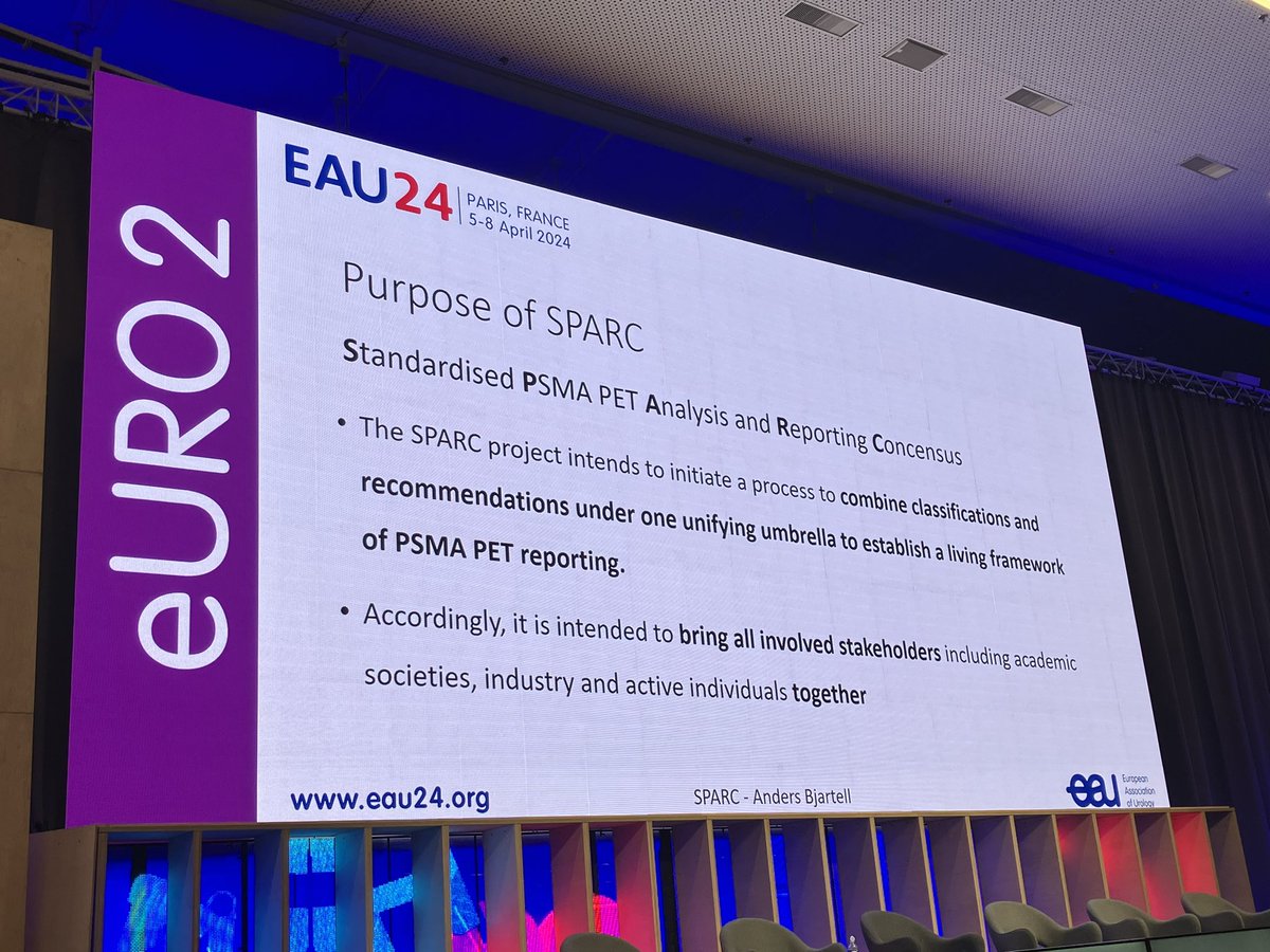 ProfKHerrmann's tweet photo. COPRA is now SPARC! Standardized PSMA PET Analysis and Reporting Consensus: SPARC. Time to standardize the way we report PSMA PET. More to come!. #EAU24 @bjartell @ProfHadaschik @DrMHofman @stefanofanti4 @declangmurphy @drlouiseemmett @EANM_NucMed https://t.co/IA3HvivNdK