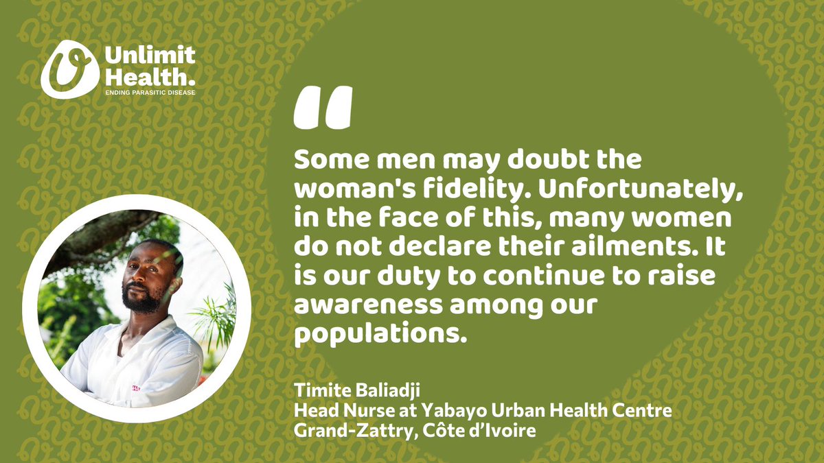 Female genital #schistosomiasis is often misdiagnosed as a sexually transmitted infection. Many women in Côte d'Ivoire not only experience debilitating symptoms & pain, but also stigma. Hear from the #healthworkers breaking the taboo: sway.cloud.microsoft/aCLZm6BF44ExfW… #BeatNTDs #WHWWeek