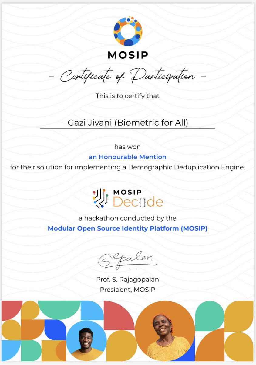 Discover how our team triumphed at the MOSIP Decode Hackathon, paving the way for a more inclusive tomorrow. Dive deeper into our story in our latest blog post.

Blog link: accurascan.com/blog/team-accu…

#BiometricsForAll #DigitalIdentity #Innovation #MOSIPDecode #HackathonWinners