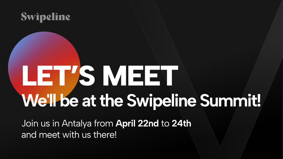 See you at the Swipeline Summit in Antalya! 🌞 Find us there for innovative discussions and networking opportunities. Let's connect and explore new horizons together! 🚀  #VOYA #VOYADigital #SwipelineSummit2024