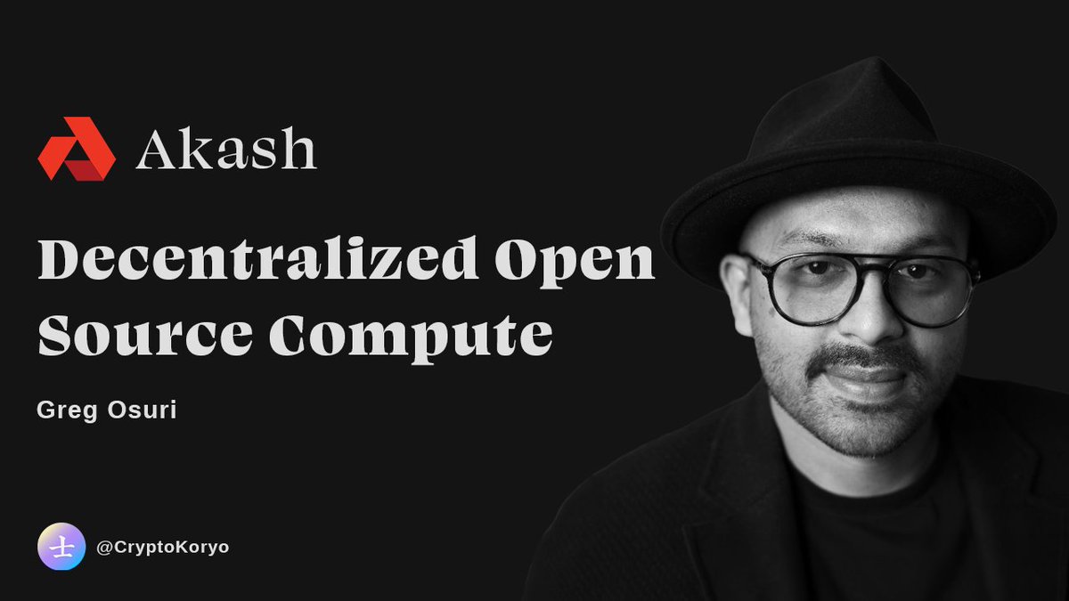 The buzz around decentralized compute is growing louder. I sat down with @gregosuri of Akash to cut through the noise and get the facts on decentralized GPUs. Here are 10 essential clips for a closer look at Akash and the decentralized compute sector 🧵👇🏻