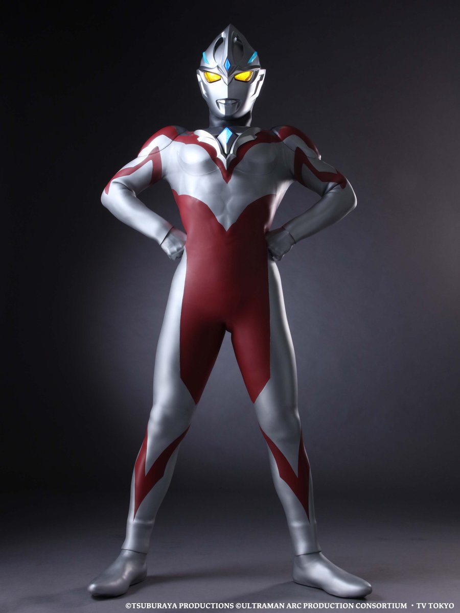 #UltramanArc Introducing Ultraman Arc! Ultraman Arc is a Giant of Light who appears after Yuma Hize unleashes his imagination and unites with Rution, the being of light from a faraway galaxy. His appearance is exactly the same as Yuma’s childhood sketch of the “Invincible…