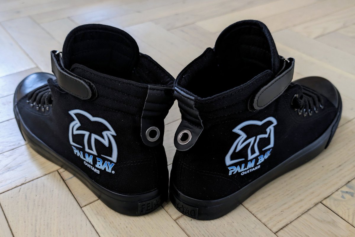 To help with pedal stomping...

 <a href="/followers/">はうはう</a> #bass #guitars #madeinbritain #madeinengland #palmbayguitars #ukguitars #prototype #comingsoon #incoming #shoes #sneakers #hightop #hitops <a href="/X/">X</a>