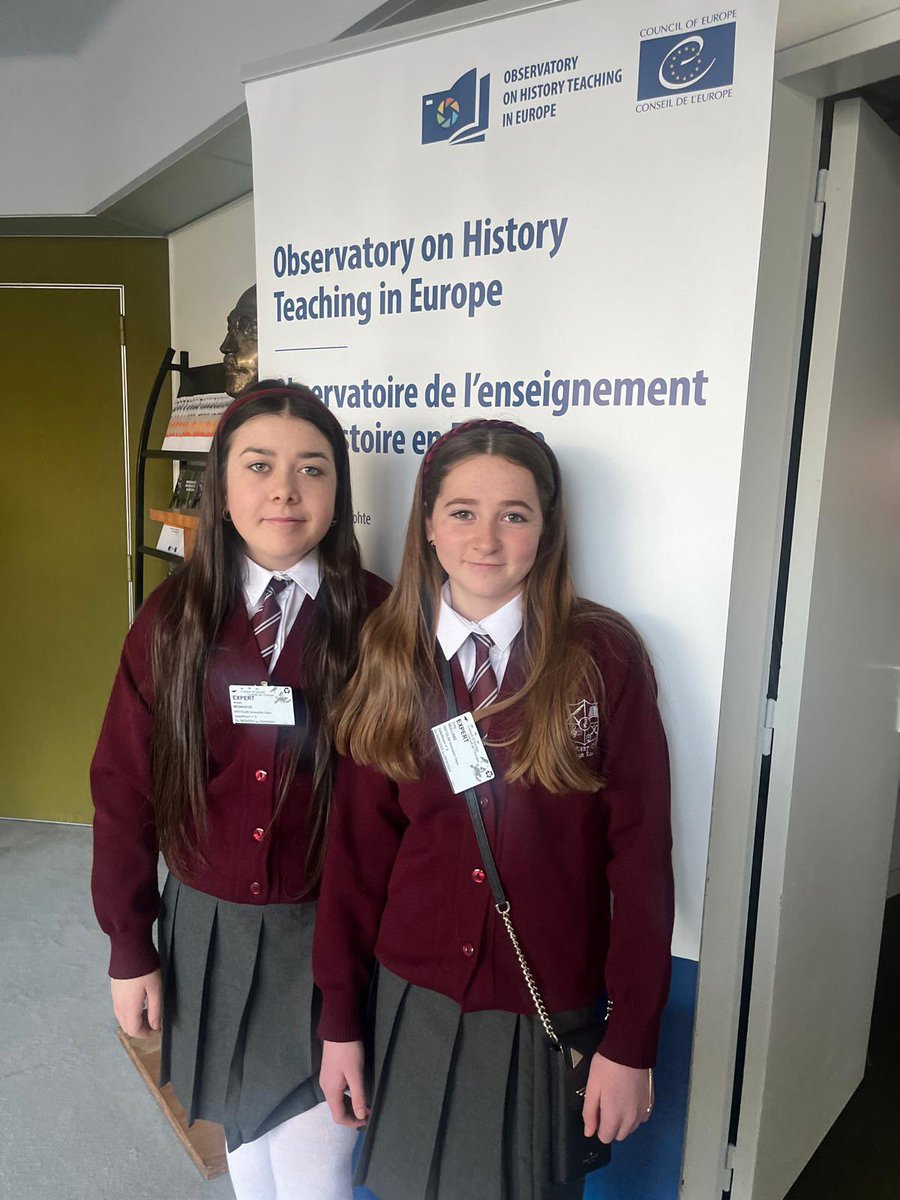 The Corpus Christi team are representing Moyross, Limerick and Ireland at the European Histolab awards in Strasbourg today! What an amazing experience and so well deserved #proud #Councilofeurope #teammoyross #changemakers