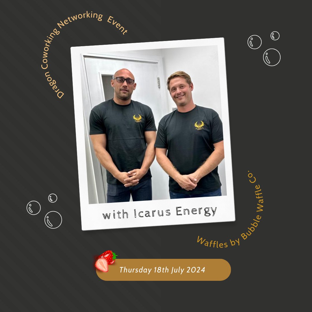 🧇 🎉 This event is flying round! Join us to network with Kent business owners with free freshly made Waffles! (Waffle over waffles, get it 😉) Less than two weeks to go, see you there 👋

#WaffleNetworking #DragonCoworking #IcarusEnergy #BubbleWaffleCo

eventbrite.co.uk/e/waffle-spons…