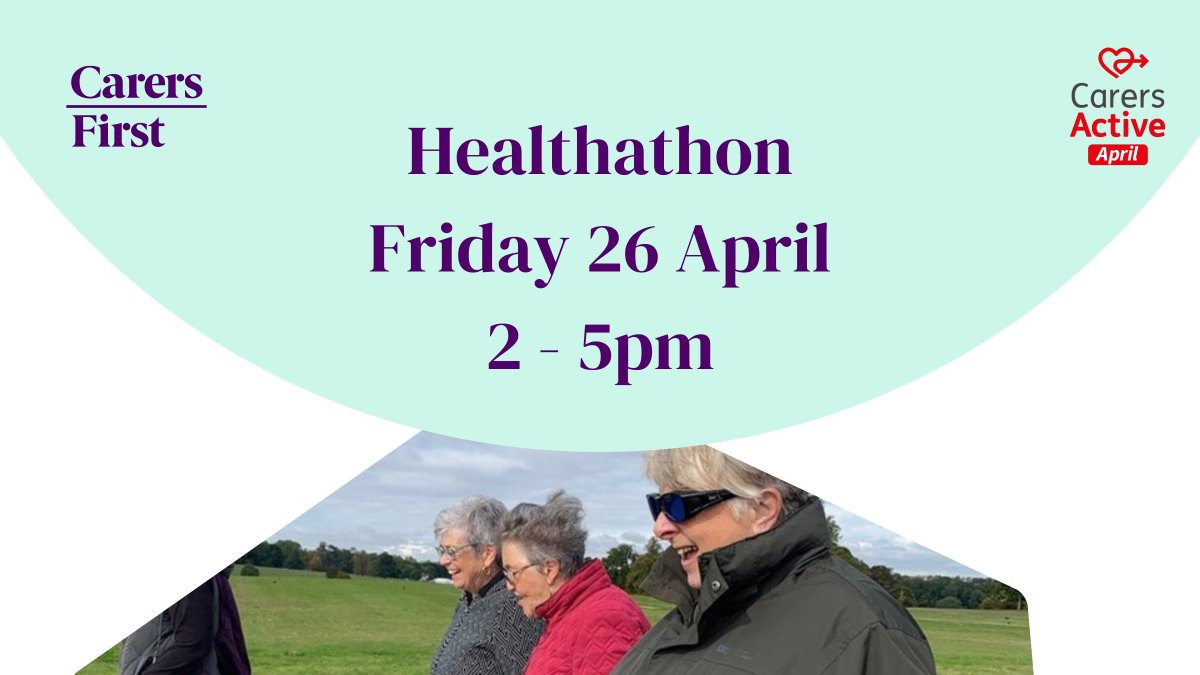 Join Carers UK for their online event, 'Healthathon'. Combining wellness, energising fitness, and dancing in a disco session, it's the perfect start to #ActiveApril! If you are interested sign up here eu1.hubs.ly/H08g8l70